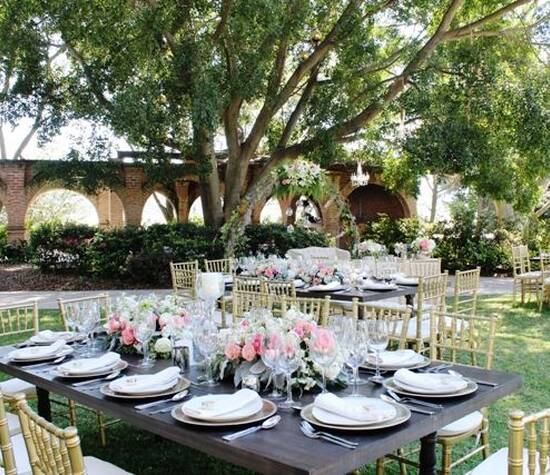 Terraza y jardín para bodas en 