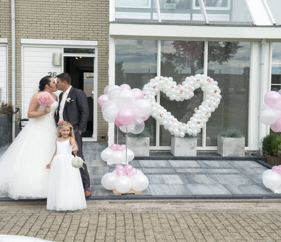 Trouwen met ballonnen en decoratie in Zaandam