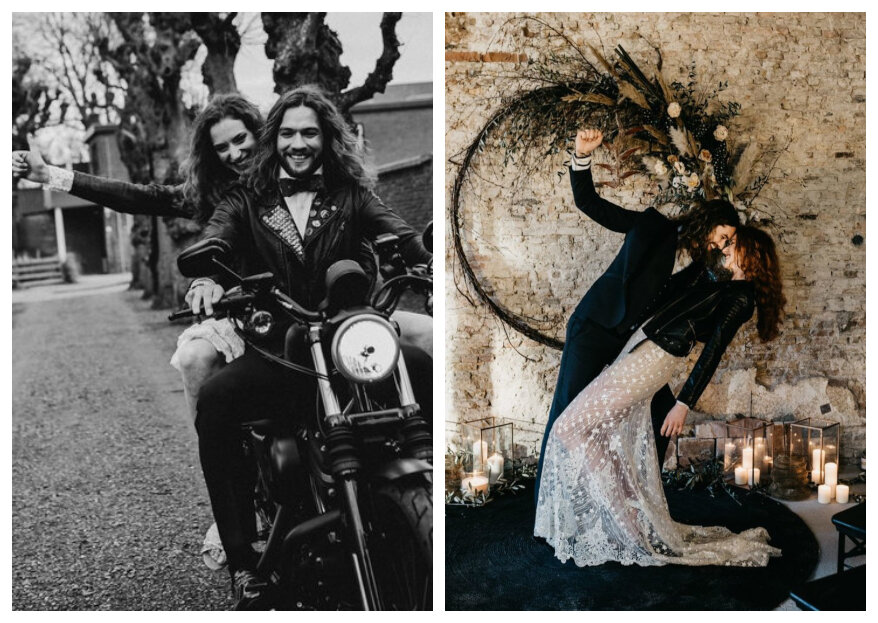 Styled Wedding Shoot met een stoer thema: Rock and Love Forever