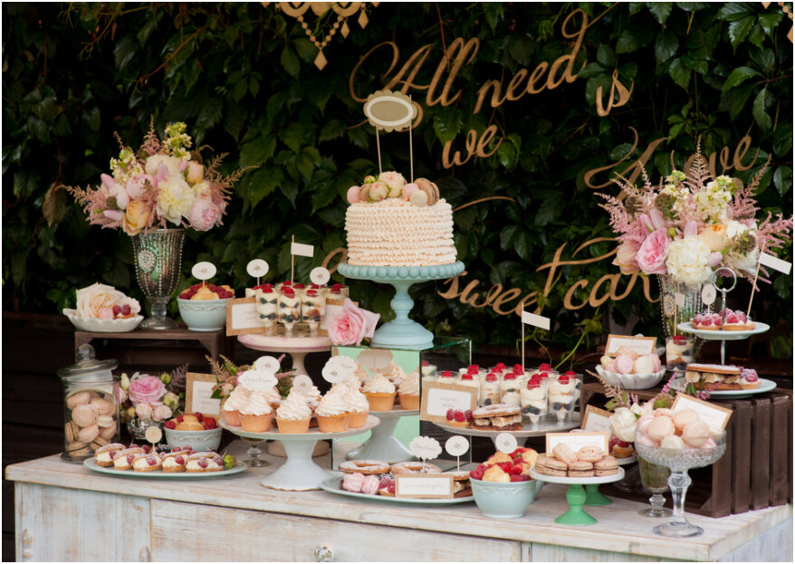 Eye-catcher op jouw bruiloft: een desserttafel!