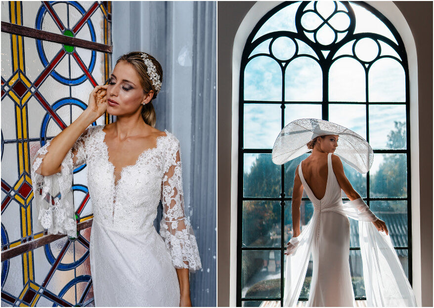 White, light pearls bridal fashion shoot - Klasse en elegantie ten top!